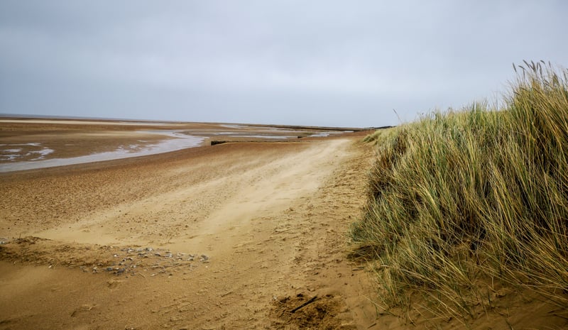 Scenic view of Holme-next-the-sea. 