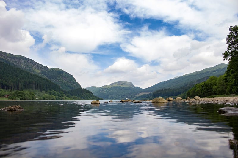 Loch Lubnaig near Callander in Scotland.