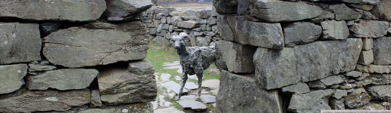 Gelert dog in Beddgelert, Snowdonia