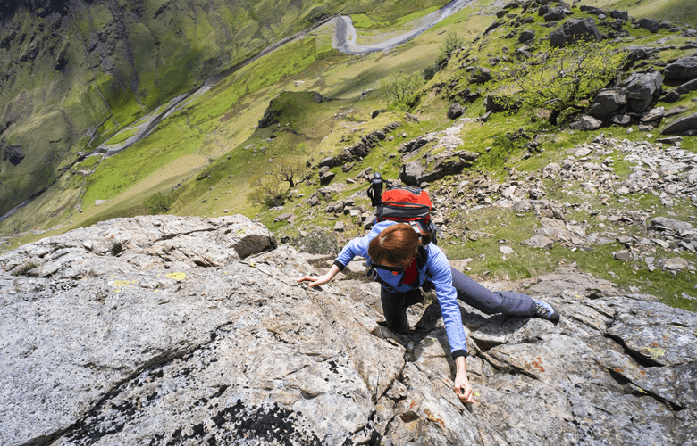 Scrambling in Snowdonia