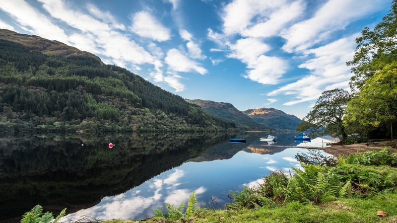 View of Loch Eck near Argyll & Bute. Scotland.