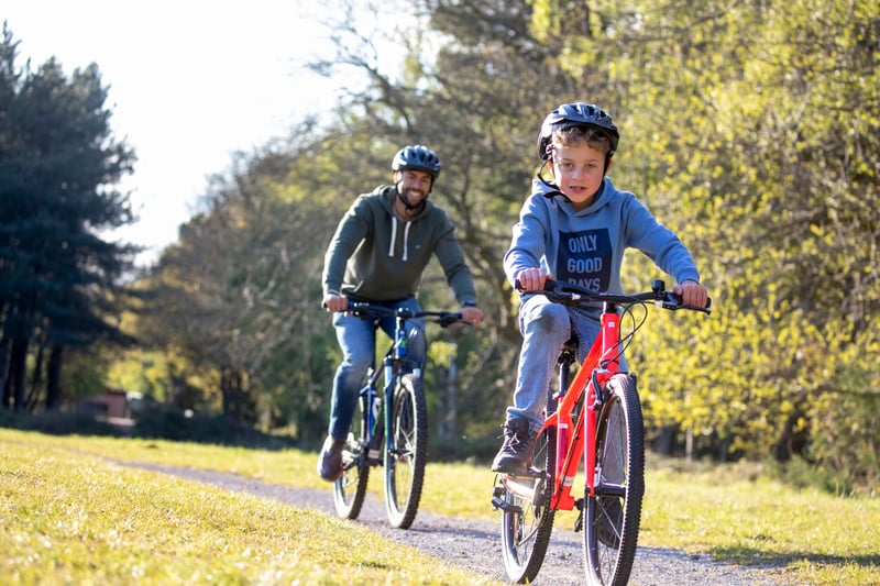 Cycling at Sherwood Forest