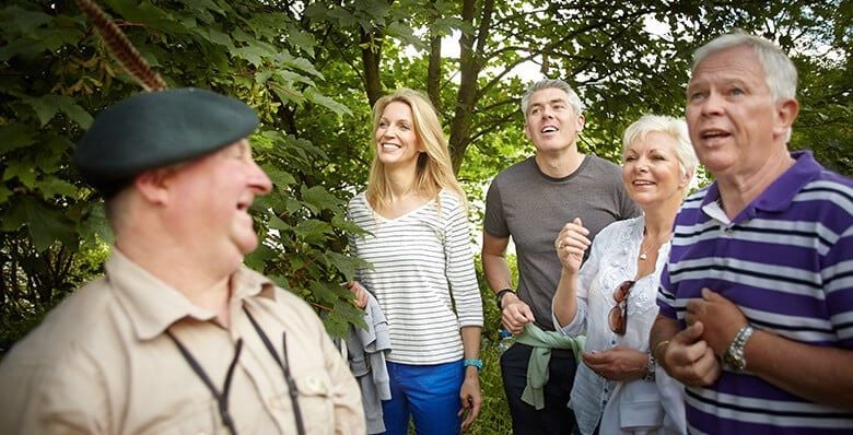 Forest Ranger teaches group about the secrets of the forest