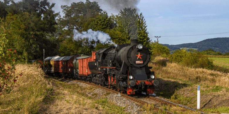 Steam train in Gloucestershire