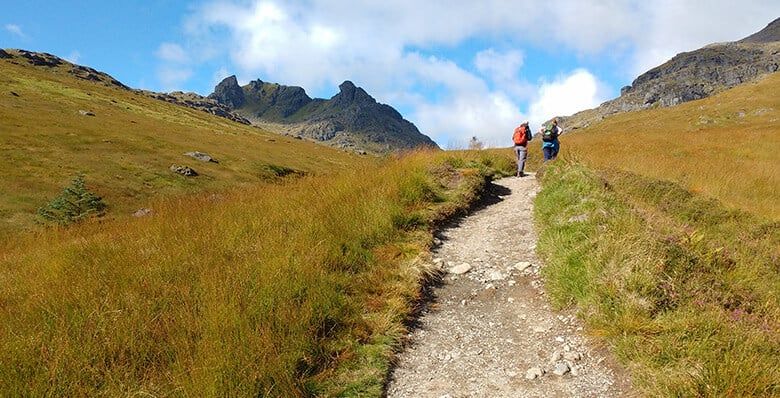 Mountain views at The Great Trossachs Path