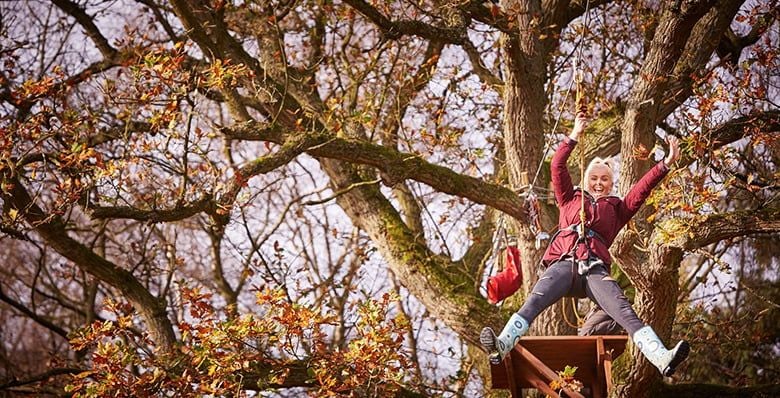 Zipwire at Keldy Forest Holidays