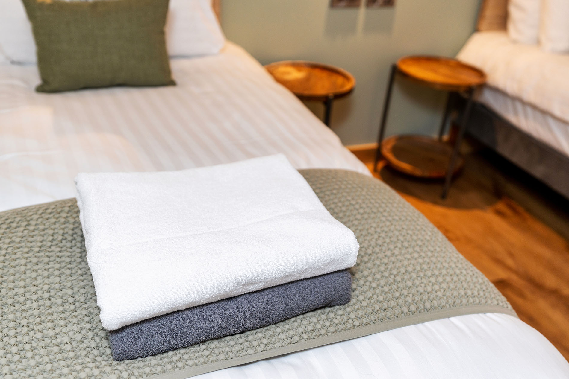 Bedroom and living spaces