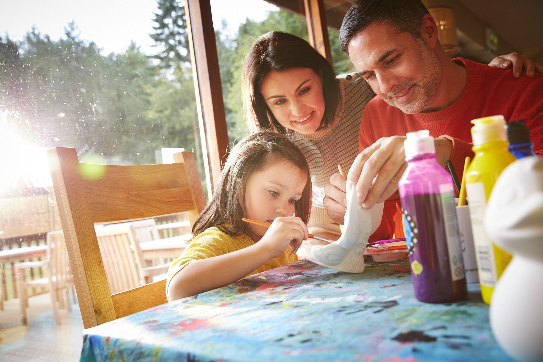 Pottery painting and rainy days